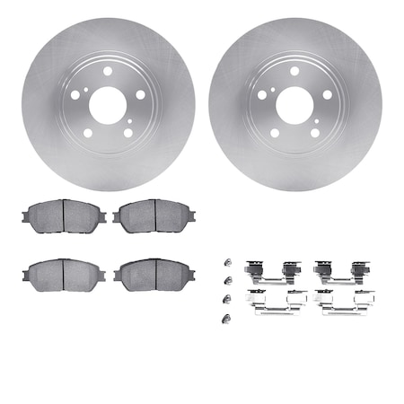 Dynamic Friction Co 6512-76343, Rotors with 5000 Advanced Brake Pads includes Hardware 6512-76343